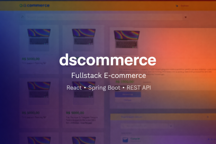 Capa do projeto DSCommerce